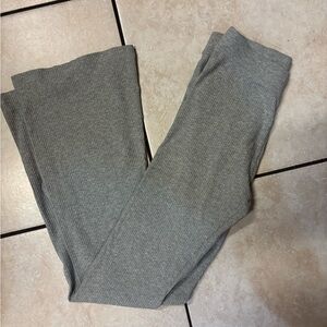 PINK Victoria's Secret Heather Gray Ribbed Leggings